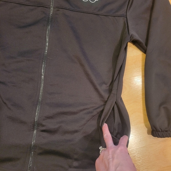 Vintage Team USA Olympics black warm up full zip jacket size L - Picture 5 of 6